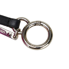 フェンディ バッグバグズ モンスター バッグチャーム キーホルダー パープル マルチカラー ファー レザー レディース FENDI 【中古】