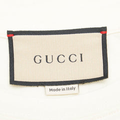 グッチ インターロッキングG Tシャツ サイズ：XS 493117 ベージュ ブラック コットン メンズ GUCCI 【中古】