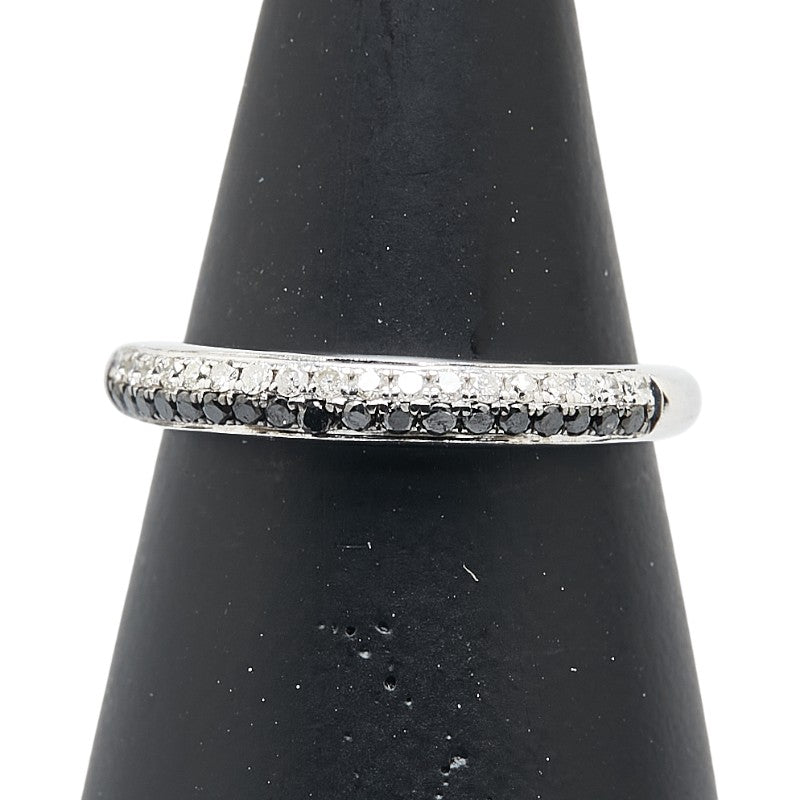 K18WG ホワイトゴールド ダイヤ0.28ct リング 指輪 レディース 12号 【中古】