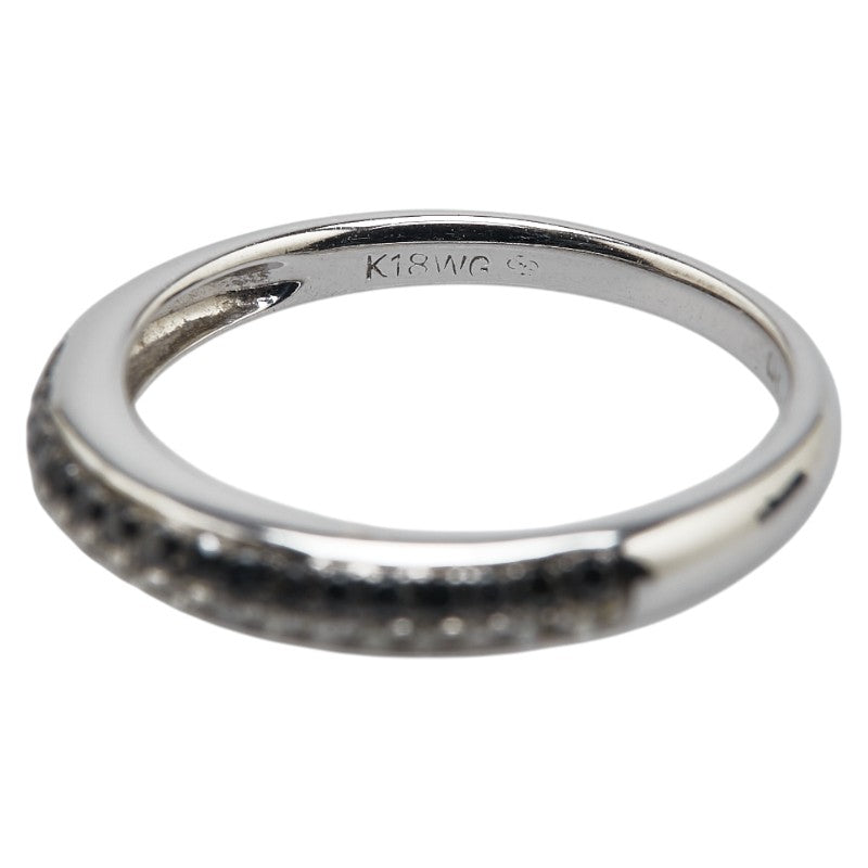K18WG ホワイトゴールド ダイヤ0.28ct リング 指輪 レディース 12号 【中古】