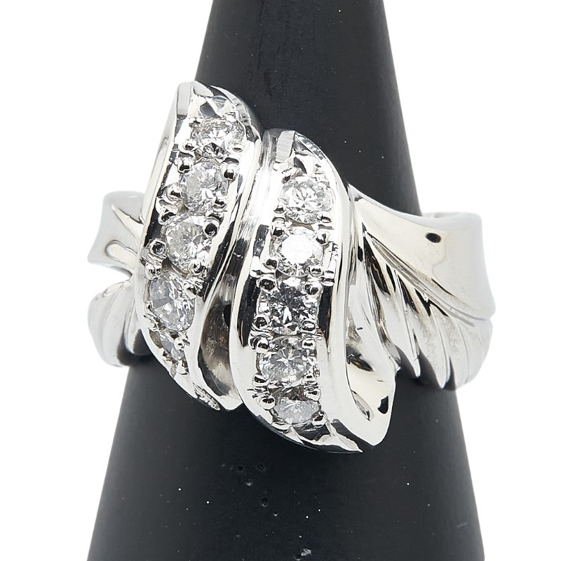 Pt900 プラチナ ダイヤ1.00ct リング 指輪 レディース 14.5号 【中古】