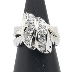 Pt900 プラチナ ダイヤ1.00ct リング 指輪 レディース 14.5号 【中古】