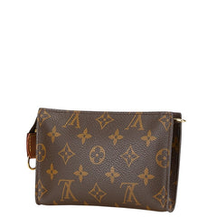 ルイ ヴィトン モノグラム プチ バケットPM 付属品ポーチ ポーチ M42238 ブラウン PVC レザー レディース LOUIS VUITTON 【中古】