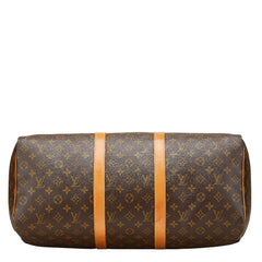 ルイ ヴィトン モノグラム キーポル50 ボストンバッグ M41426 ブラウン PVC レザー レディース LOUIS VUITTON 【中古】