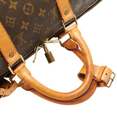 ルイ ヴィトン モノグラム キーポル50 ボストンバッグ M41426 ブラウン PVC レザー レディース LOUIS VUITTON 【中古】