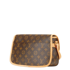ルイ ヴィトン モノグラム ソローニュ ショルダーバッグ M42250 ブラウン PVC レザー レディース LOUIS VUITTON 【中古】