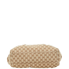 グッチ GGキャンバス スーキー ハンドバッグ 211944 ベージュ ホワイト キャンバス レザー レディース GUCCI 【中古】