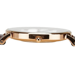 ダニエルウェリントン Classic Bristol 腕時計 DE00100039 クオーツ ホワイト文字盤 ステンレススチール レザー レディース Daniel Wellington 【中古】