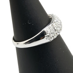 K18WG ホワイトゴールド ダイヤ1.00ct リング 指輪 レディース 12号 【中古】
