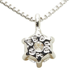 タサキ Pt900 プラチナ Pt850 プラチナ ダイヤ0.33ct プチ ネックレス レディース TASAKI 【中古】