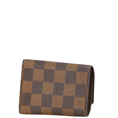 ルイ ヴィトン ダミエ ミュルティクレ6 キーケース N62630 ブラウン PVC レザー レディース LOUIS VUITTON 【中古】