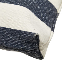バーバリー ブルーレーベル ハンドバッグ ブルー ホワイト キャンバス レザー レディース BURBERRY 【中古】