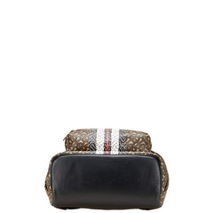 バーバリー TBモノグラム リュック バックパック ブラウン PVC レザー レディース BURBERRY 【中古】