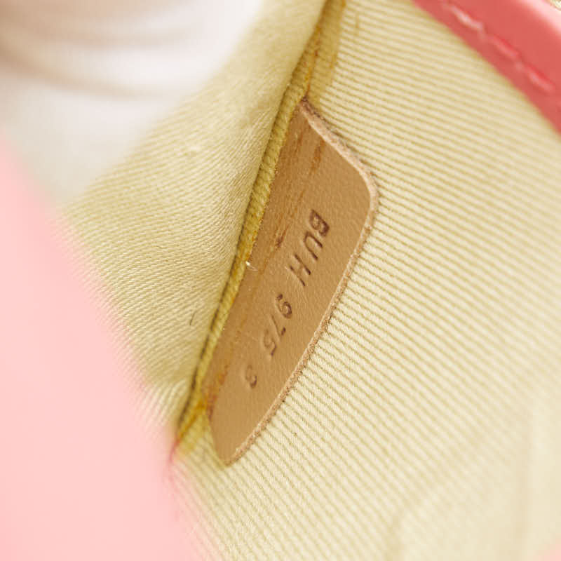 ヴァレンティノ ロックスタッズ チェーン ショルダーバッグ ピンク レザー レディース VALENTINO 【中古】