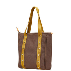 ルイ ヴィトン アンティグア カバMM トートバッグ M40086 ブラウン キャンバス レザー レディース LOUIS VUITTON 【中古】