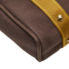 ルイ ヴィトン アンティグア カバMM トートバッグ M40086 ブラウン キャンバス レザー レディース LOUIS VUITTON 【中古】