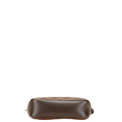 ルイ ヴィトン ダミエ トゥルース メイクアップ ポーチ ハンドバッグ N51982 ブラウン PVC レザー レディース LOUIS VUITTON 【中古】