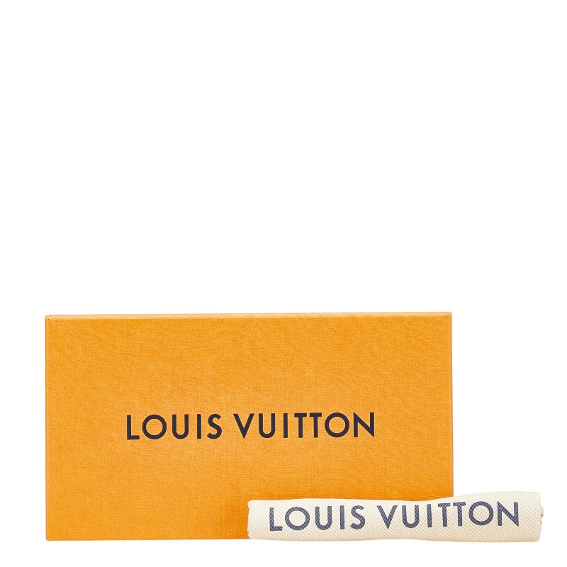 ルイ ヴィトン モノグラム ジャイアント リバース ラウンドファスナー 長財布 M69353 ブラウン PVC レザー レディース LOUIS VUITTON 【中古】