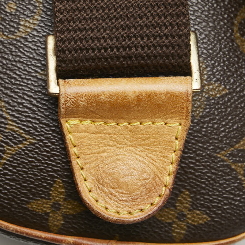 ルイ ヴィトン モノグラム ポシェットガンジュ ボディバッグ ウエストバッグ M51870 ブラウン PVC レザー メンズ LOUIS VUITTON 【中古】
