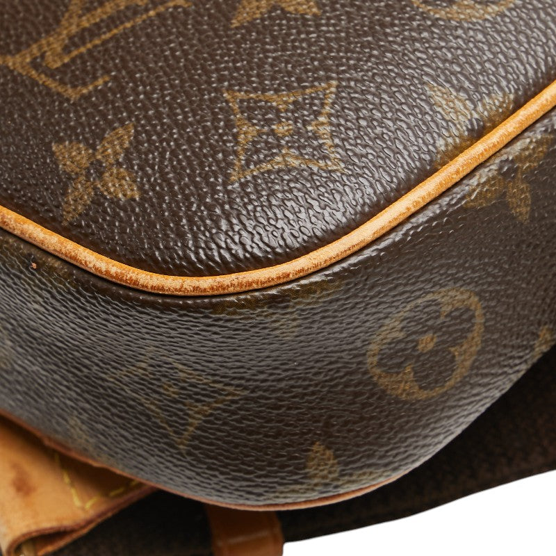 ルイ ヴィトン モノグラム ポシェットガンジュ ボディバッグ ウエストバッグ M51870 ブラウン PVC レザー メンズ LOUIS VUITTON 【中古】