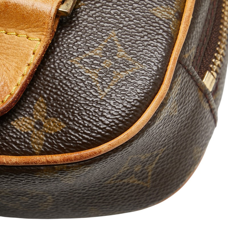 ルイ ヴィトン モノグラム ポシェットガンジュ ボディバッグ ウエストバッグ M51870 ブラウン PVC レザー メンズ LOUIS VUITTON 【中古】