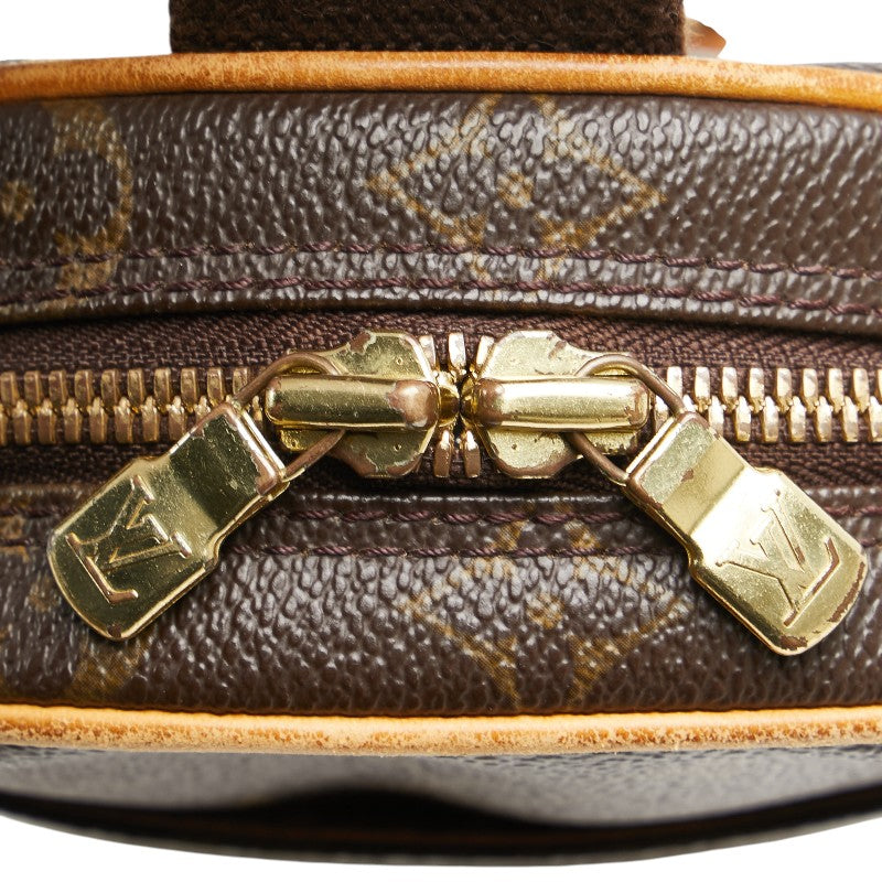 ルイ ヴィトン モノグラム ポシェットガンジュ ボディバッグ ウエストバッグ M51870 ブラウン PVC レザー メンズ LOUIS VUITTON 【中古】