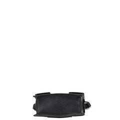 マイケルコース ロゴ ショルダーバッグ ブラック レザー レディース Michael Kors 【中古】