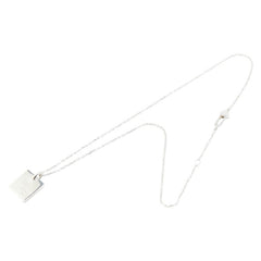 グッチ スクエア プレート ネックレス SV925 シルバー レディース GUCCI 【中古】