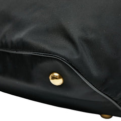 プラダ ロゴ ハンドバッグ ショルダーバッグ 2WAY 1BA172 ブラック ナイロン レザー レディース PRADA 【中古】