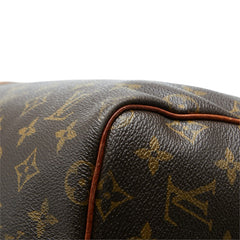 ルイ ヴィトン モノグラム キーポル55 ボストンバッグ トラベルバッグ M41424 ブラウン PVC レザー レディース LOUIS VUITTON 【中古】