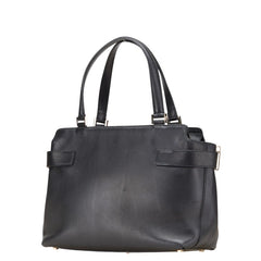 サルヴァトーレフェラガモ ガンチーニ ハンドバッグ ショルダーバッグ 2WAY AQ-21 0167 ブラック レザー レディース Salvatore Ferragamo 【中古】