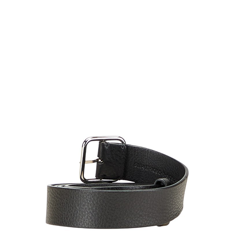 バレンシアガ エブリデイ ベルト サイズ：95 518417 ブラック レザー レディース BALENCIAGA 【中古】