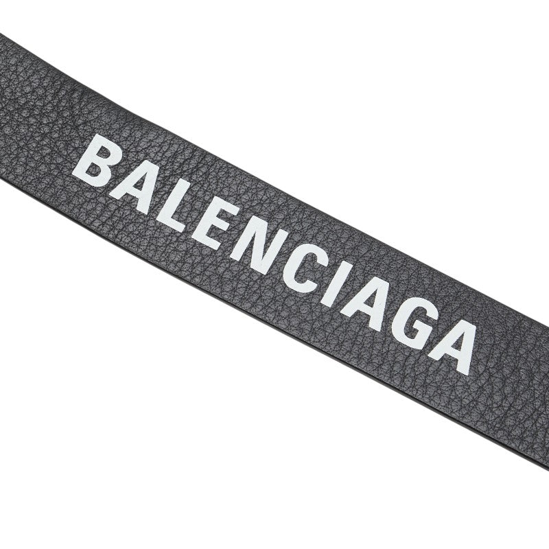 バレンシアガ エブリデイ ベルト サイズ：95 518417 ブラック レザー レディース BALENCIAGA 【中古】