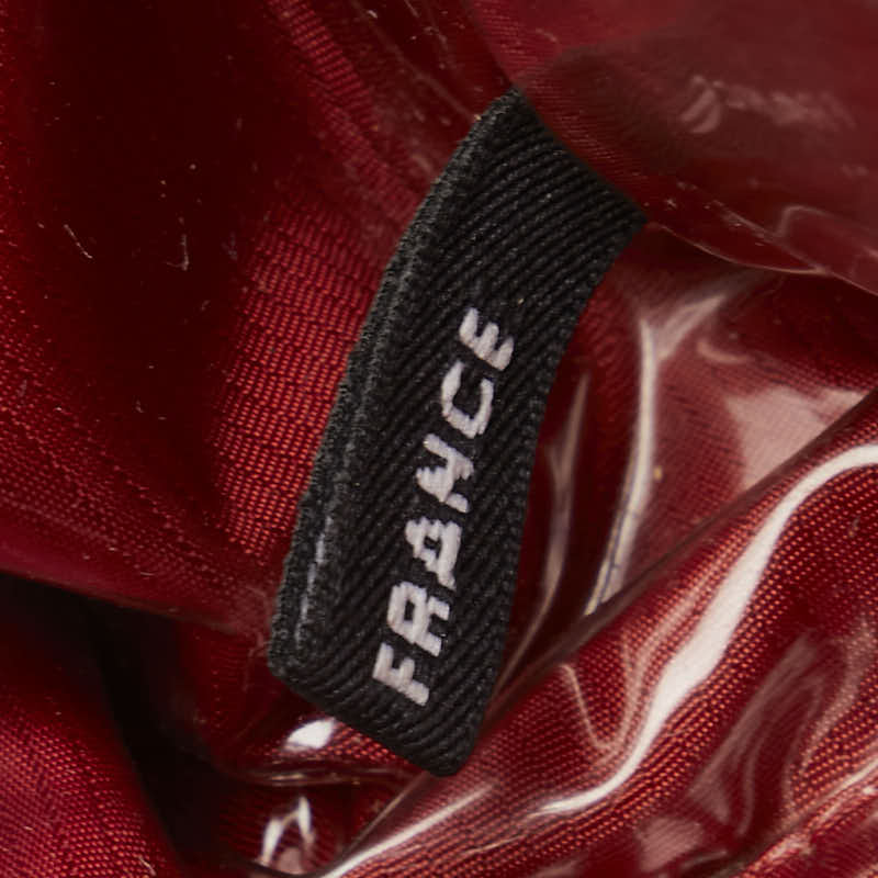 シャネル 旧トラベルライン ハンドバッグ ミニボストンバッグ ブラック ホワイト ナイロン レディース CHANEL 【中古】