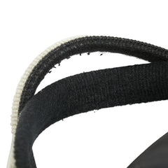 シャネル 旧トラベルライン ハンドバッグ ミニボストンバッグ ブラック ホワイト ナイロン レディース CHANEL 【中古】