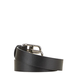 バレンシアガ BBロゴバックル ベルト サイズ:100 ブラック レザー メンズ BALENCIAGA 【中古】