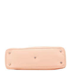 ディオール ディオリッシモ ハンドバッグ ピンク ベージュ レザー レディース Dior 【中古】