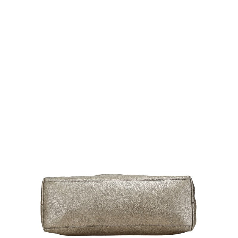 グッチ ソーホー インターロッキングG チェーン ショルダーバッグ 308982 ゴールド レザー レディース GUCCI 【中古】