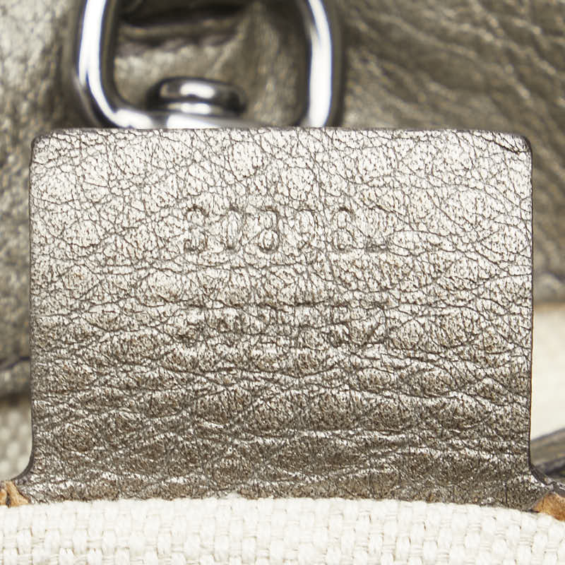 グッチ ソーホー インターロッキングG チェーン ショルダーバッグ 308982 ゴールド レザー レディース GUCCI 【中古】