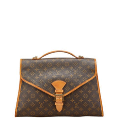ルイ ヴィトン モノグラム ビバリー41 ハンドバッグ M51121 ブラウン PVC レザー レディース LOUIS VUITTON 【中古】