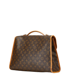 ルイ ヴィトン モノグラム ビバリー41 ハンドバッグ M51121 ブラウン PVC レザー レディース LOUIS VUITTON 【中古】