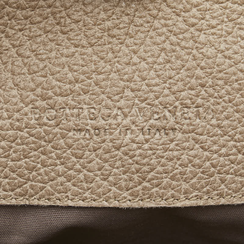 ボッテガヴェネタ イントレチャート ハンドバッグ ベージュ マルチカラー レザー レディース BOTTEGAVENETA 【中古】