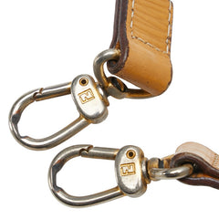 フェンディ ショルダーストラップ ブラウン レザー レディース FENDI 【中古】