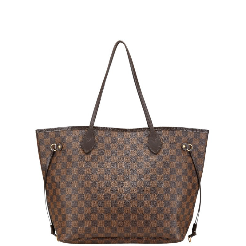 ルイ ヴィトン ダミエ ネヴァーフルMM トートバッグ ショルダーバッグ N51105 ブラウン PVC レザー レディース LOUIS VUITTON 【中古】