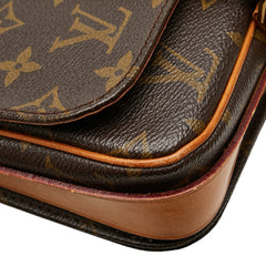 ルイ ヴィトン モノグラム ミニ カルトシエール 斜め掛け ショルダーバッグ M51254 ブラウン PVC レザー レディース LOUIS VUITTON 【中古】