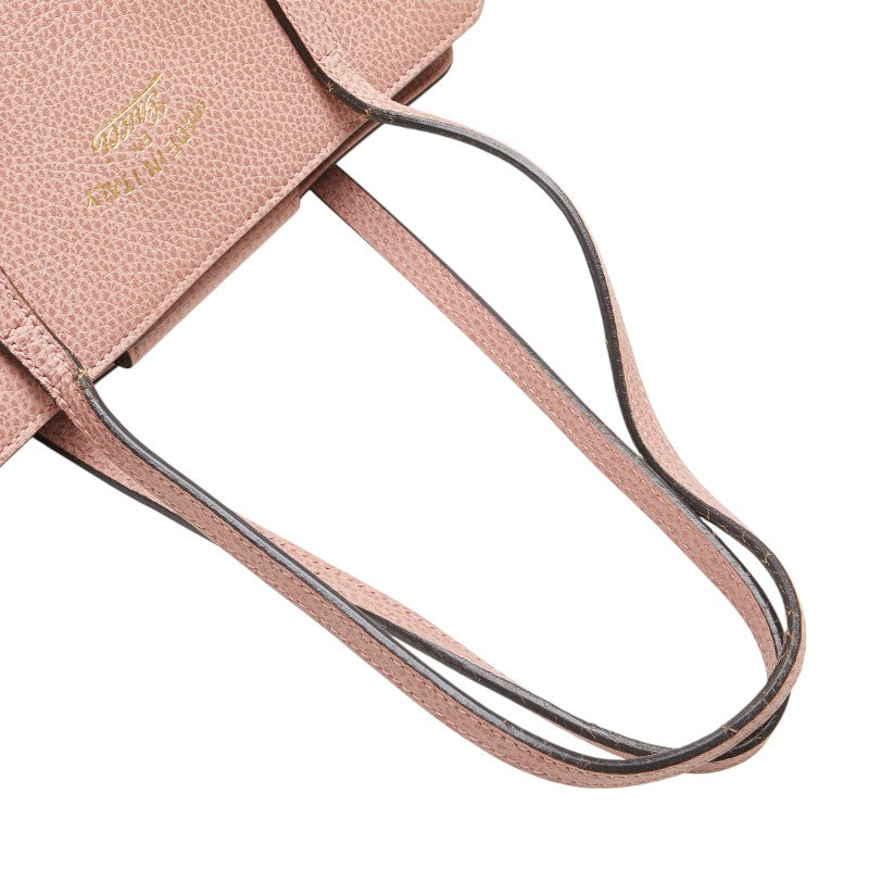 グッチ スウィング トートバッグ ショルダーバッグ 354408 ピンク レザー レディース GUCCI 【中古】