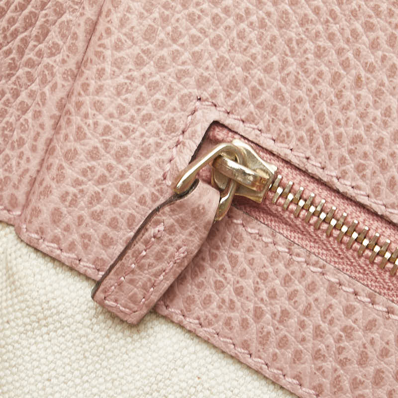グッチ スウィング トートバッグ ショルダーバッグ 354408 ピンク レザー レディース GUCCI 【中古】