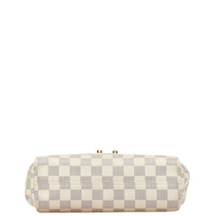 ルイ ヴィトン ダミエ アズール クロワゼット ハンドバッグ ショルダーバッグ 2WAY N41581 アイボリー PVC レザー レディース LOUIS VUITTON 【中古】