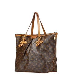 ルイ ヴィトン モノグラム パレルモGM トートバッグ ショルダーバッグ M40146 ブラウン PVC レザー レディース LOUIS VUITTON 【中古】
