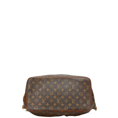 ルイ ヴィトン モノグラム パレルモGM トートバッグ ショルダーバッグ M40146 ブラウン PVC レザー レディース LOUIS VUITTON 【中古】